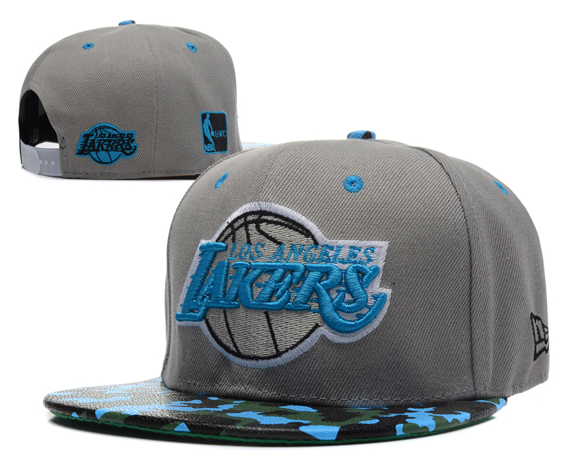 NBA Los Angeles Lakers NE Snapback Hat #132